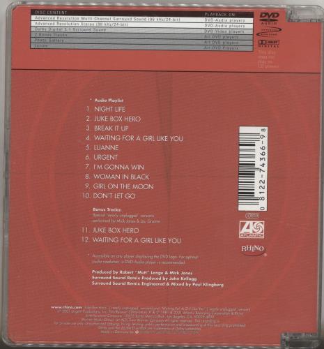 Foreigner Foreigner 4 German DVD-Audio disc (703428)